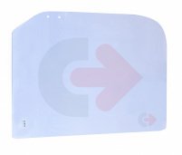 BOČNÉ SKLO PRAVÉ TVRDENÉ BEZFAREBNÉ CVA CAT 2896019