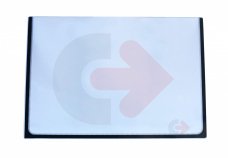 ČELNÉ SKLO SPODNÉ TVRDENÉ BEZFAREBNÉ SO SIEŤOTLAČOU CVA JCB 234/00707
