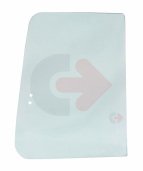 BOČNÉ SKLO PRAVÉ TVRDENÉ ZELENÉ CVA CAT 3148295
