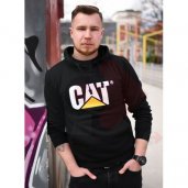 ČIERNA MIKINA CAT ORIGINÁL XXL CAT1200