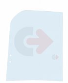 SKLO ZADNÉ PRAVÉ TVRDENÉ ZELENÉ CAT 5259445